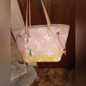 Louis Vuitton bag with matching wallet